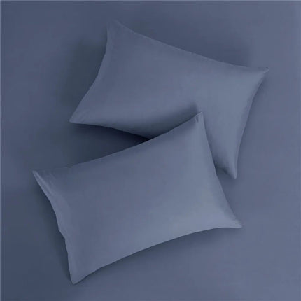 Ensemble de draps brossés unis 140x200 cm – 4 pièces en