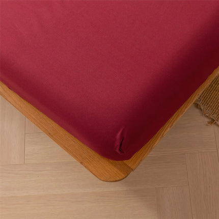 Ensemble de draps brossés unis 140x200 cm – 4 pièces en