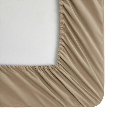 Ensemble de draps brossés unis 140x200 cm – 4 pièces en