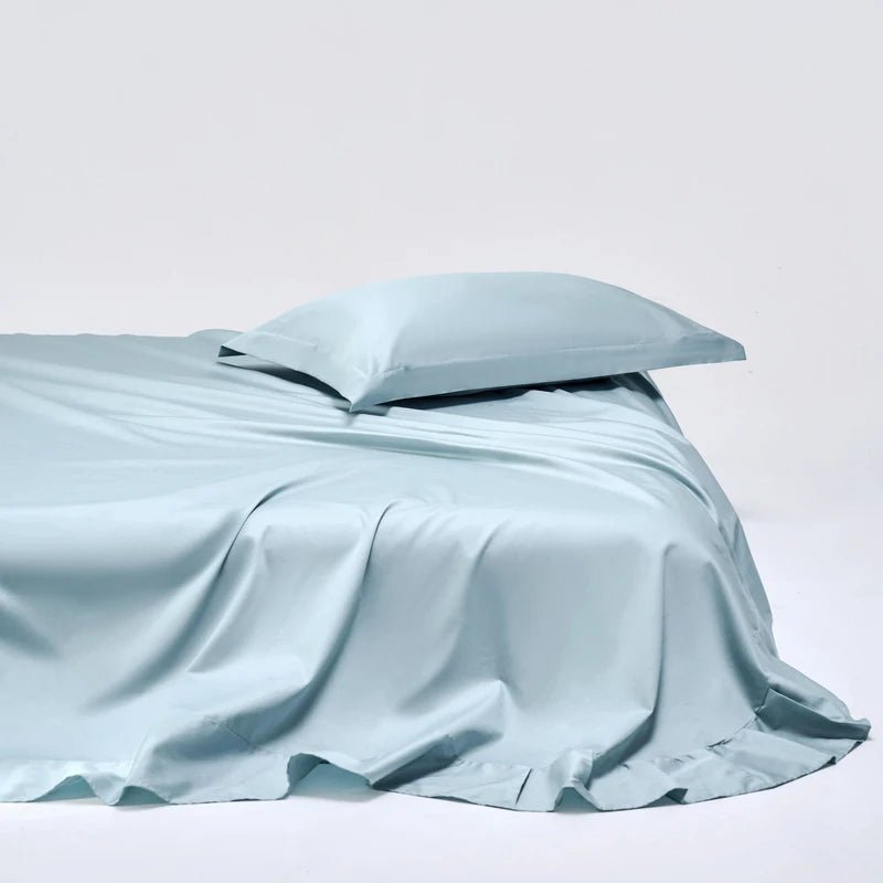 Ensemble de draps en coton égyptien 140x190 cm – bonnet 30 cm en