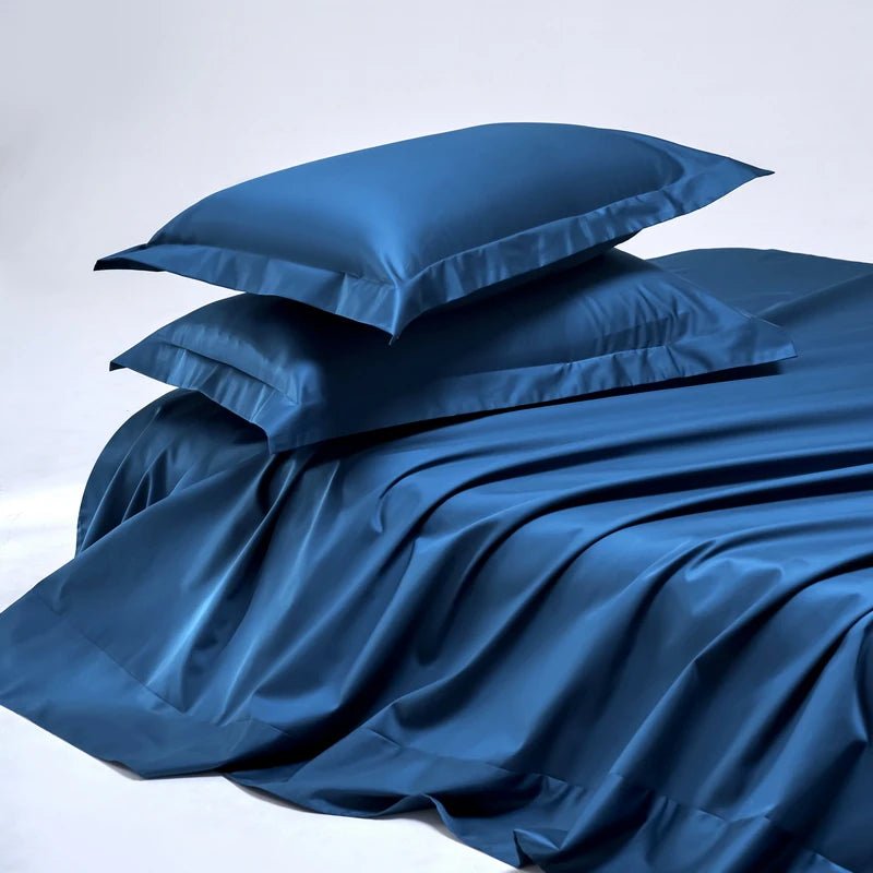 Ensemble de draps en coton égyptien 140x190 cm – bonnet 30 cm en