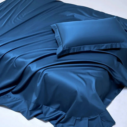 Ensemble de draps en coton égyptien 140x190 cm – bonnet 30 cm en