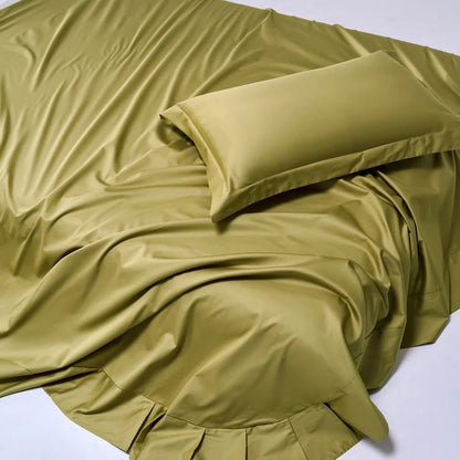 Ensemble de draps en coton égyptien 140x190 cm – bonnet 30 cm en