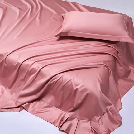 Ensemble de draps en coton égyptien 140x190 cm – bonnet 30 cm en