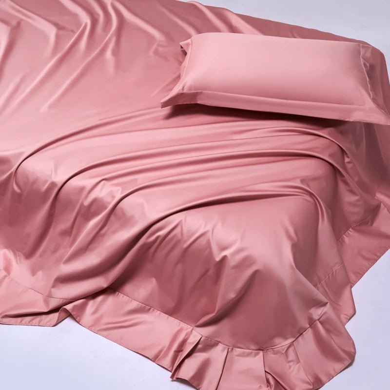 Ensemble de draps en coton égyptien 140x190 cm – bonnet 30 cm en