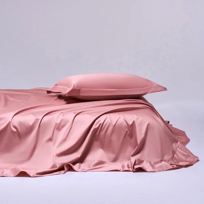 Ensemble de draps en coton égyptien 140x190 cm – bonnet 30 cm en