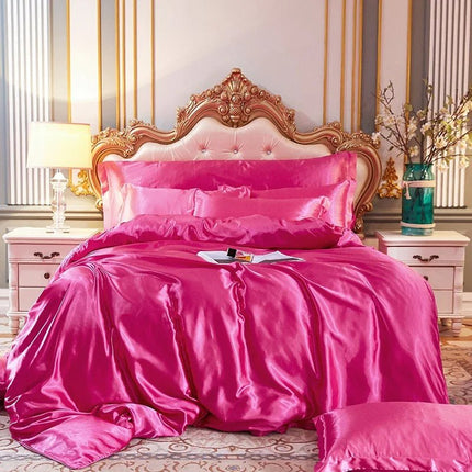 Ensemble de housse de couette en Satin de coton 180x210cm en