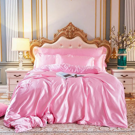 Ensemble de housse de couette en Satin de coton 180x210cm en
