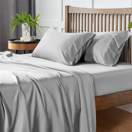 Ensemble de linge de lit en microfibres 140x190 cm – 4 pièces en