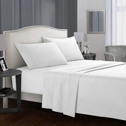 Ensemble de linge de lit en microfibres 140x190 cm – 4 pièces en