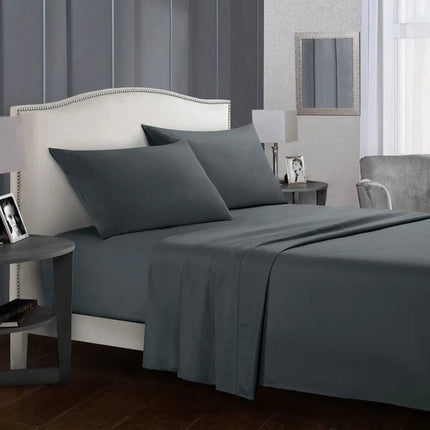 Ensemble de linge de lit en microfibres 140x190 cm – 4 pièces en