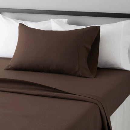 Ensemble de linge de lit en microfibres 140x190 cm – 4 pièces en