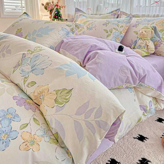 Housse de couette en coton imprimé 150x200 cm en