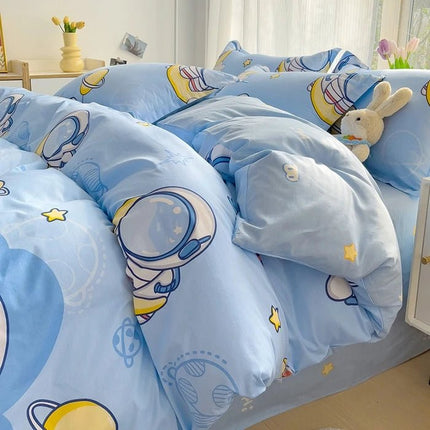 Housse de couette en coton imprimé 180x220cm en