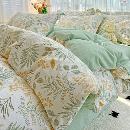 Housse de couette en coton imprimé 180x220cm en