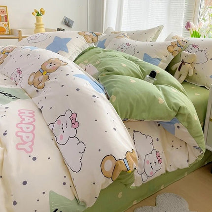 Housse de couette en coton imprimé 180x220cm en