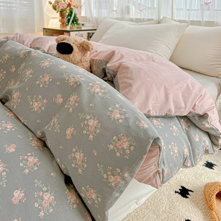 Housse de couette en coton imprimé 180x220cm en