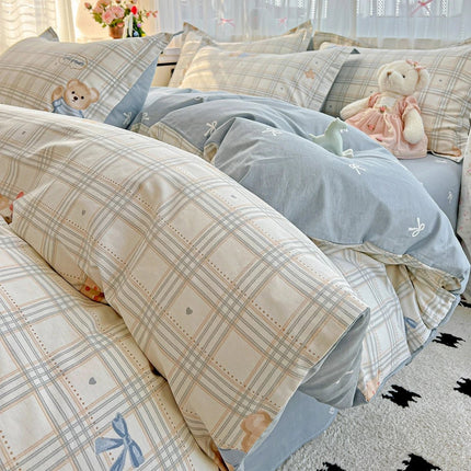 Housse de couette en coton imprimé 180x220cm en