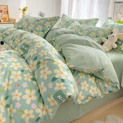 Housse de couette en coton imprimé 180x220cm en