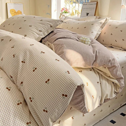 Housse de couette en coton imprimé 180x220cm en