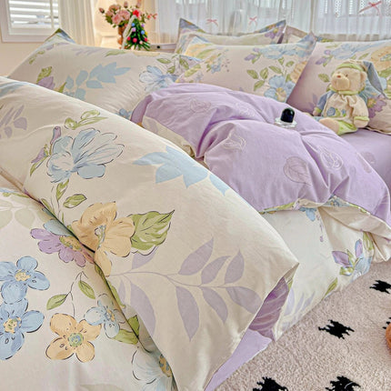 Housse de couette en coton imprimé 180x220cm en