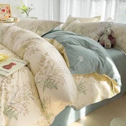 Housse de couette en coton imprimé 180x220cm en
