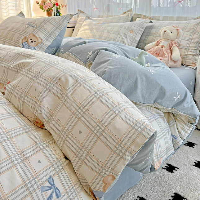Housse de couette en coton imprimé 200x230cm en