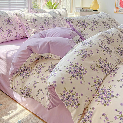 Housse de couette en coton lavé 220x240cm en