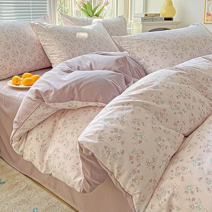 Housse de couette en coton lavé 220x240cm en