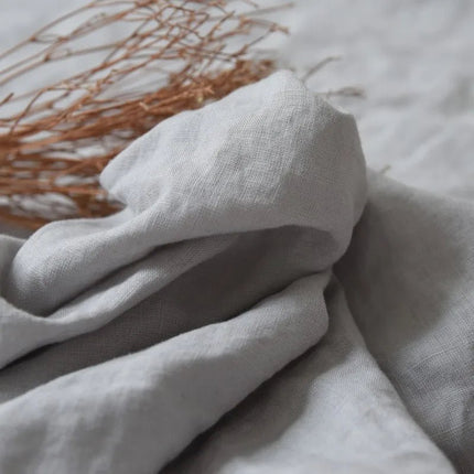 Housse de couette en lin et deux taies - 140x210cm en