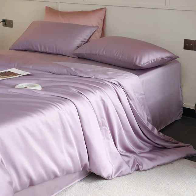 Housse de couette en soie de mûrier - 150x200cm en