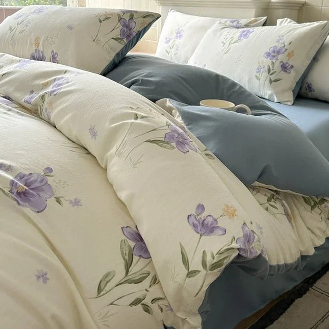 Housse de couette imprimée 150x190 cm en