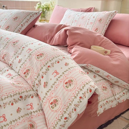 Housse de couette imprimée 180x220 cm en