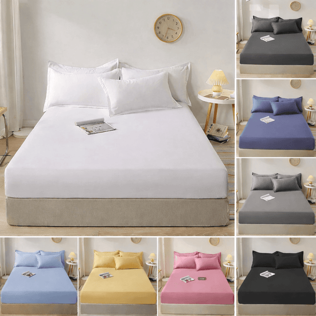 Housse de matelas antidérapante 160x200x30 cm en