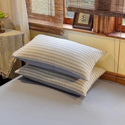 Parure de lit coton pour lit simple 180x220 cm – 3 pièces en
