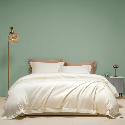 Parure de lit en coton 100 % style premium – 155x210 cm en