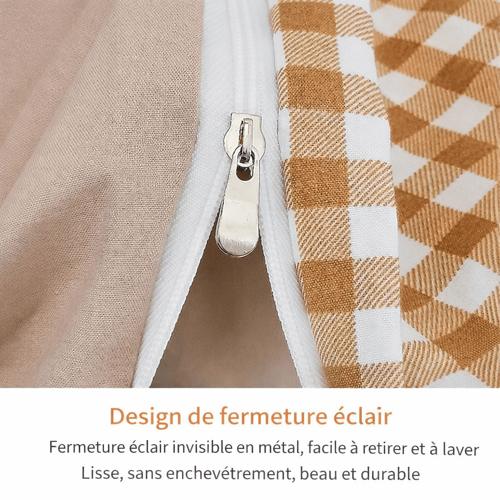 Fermeture éclair invisible et durable