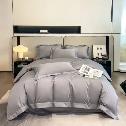 Parure de lit en coton égyptien 1000TC 200x230 cm en
