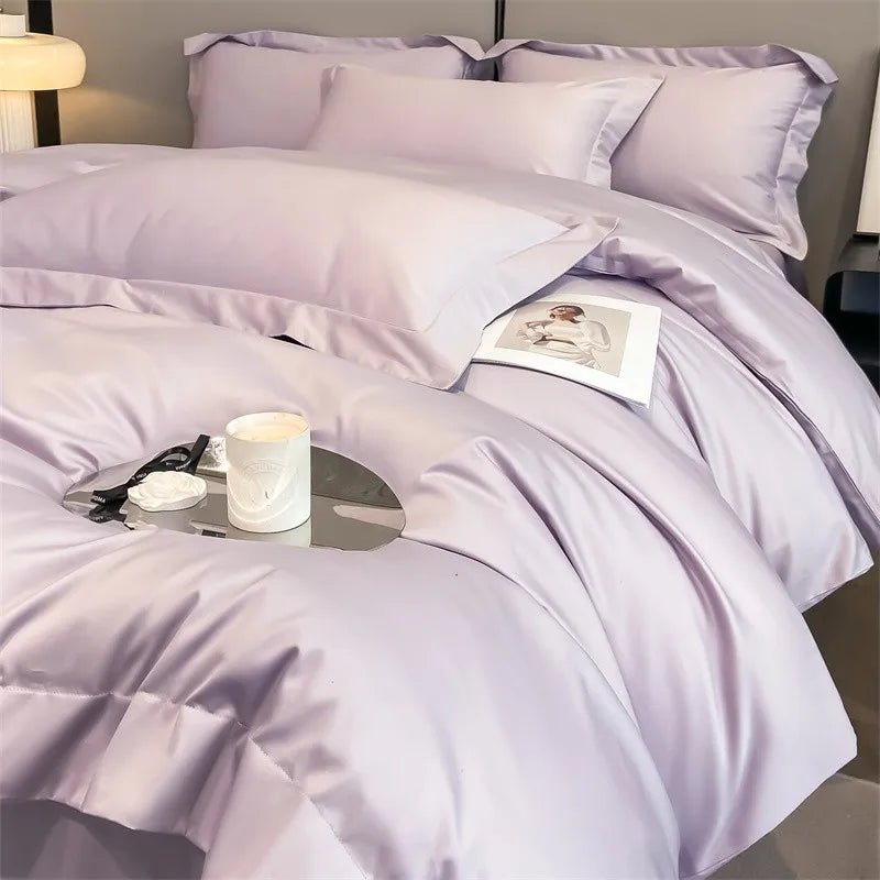 Parure de lit en coton égyptien 1000TC 200x230 cm en