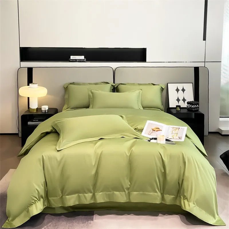 Parure de lit en coton égyptien 1000TC 200x230 cm en