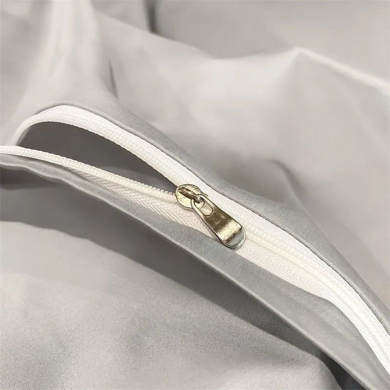 Parure de lit en coton égyptien 1000TC 200x230 cm en