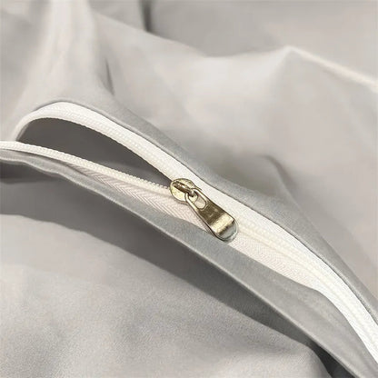 Parure de lit en coton égyptien 1000TC 200x230 cm en