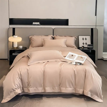 Parure de lit en coton égyptien 1000TC 200x230 cm en