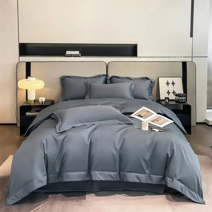 Parure de lit en coton égyptien 1000TC 200x230 cm en