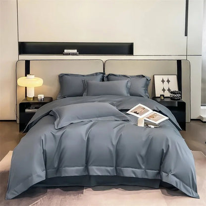 Parure de lit en coton égyptien 1000TC 200x230 cm en