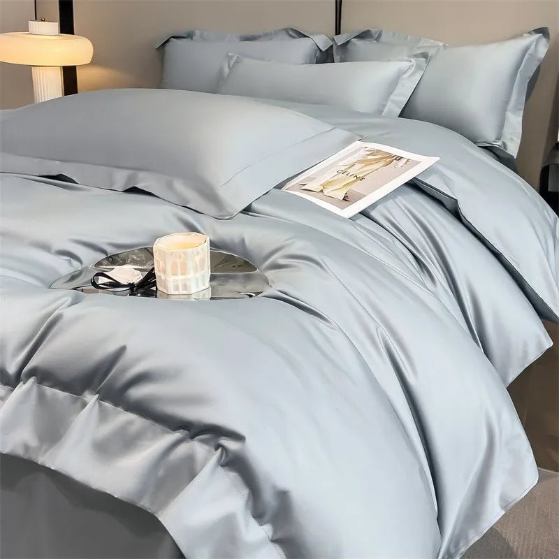 Parure de lit en coton égyptien 1000TC 200x230 cm en