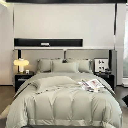 Parure de lit en coton égyptien 1000TC 200x230 cm en