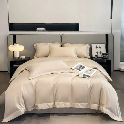 Parure de lit en coton égyptien 1000TC 200x230 cm en