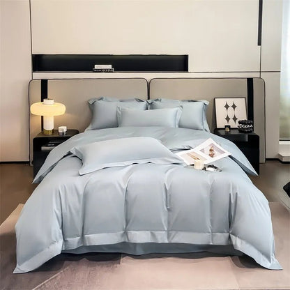 Parure de lit en coton égyptien 1000TC 200x230 cm en