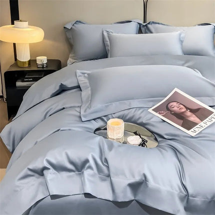 Parure de lit en coton égyptien 1000TC 200x230 cm en
